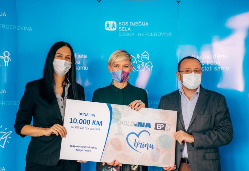 Holdina i Energopetrol donirali 10.000KM SOS Dječijim selima u BiH